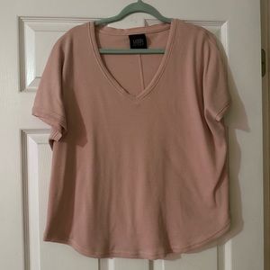 Waffle Knit Short Sleeve